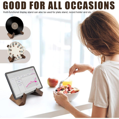 Adjustable Wooden Cookbook Stand