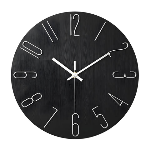 Modern Silent Quartz Wall Clock – Minimalist Home Decor