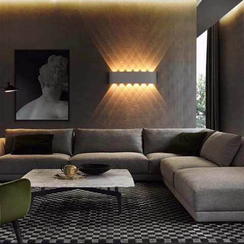 Modern LED Wall Light – Waterproof Indoor & Outdoor Facade & Garden Lamp