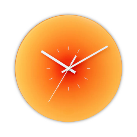 Glass Design Wall Clock – Modern Decorative Timepiece