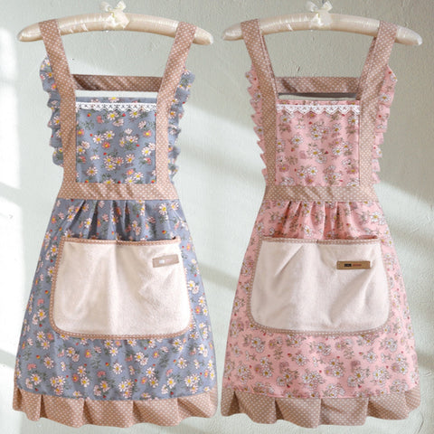 Floral Kitchen Apron