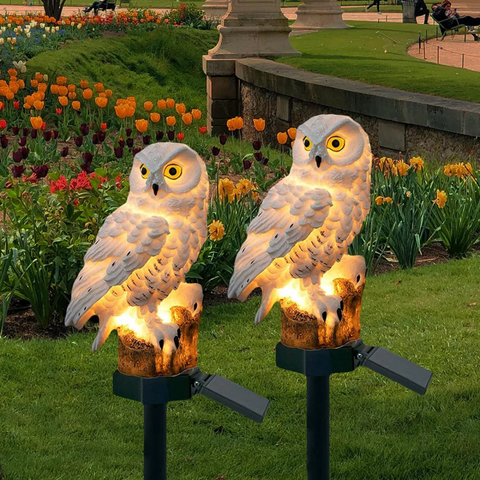 Solar Owl Garden Light – Decorative Solar LED Outdoor Lamp for Garden & Patio