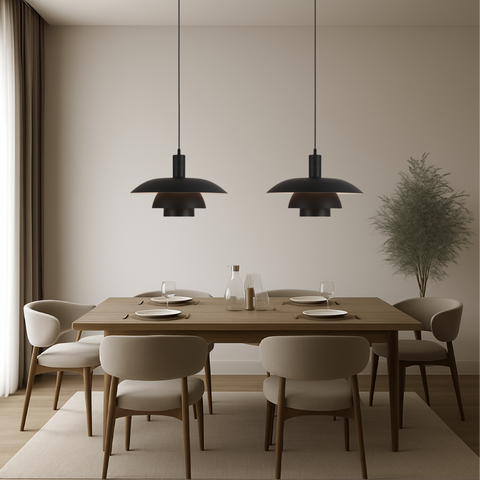 Danish Pendant Light – Scandinavian Minimalist Hanging Ceiling Lamp