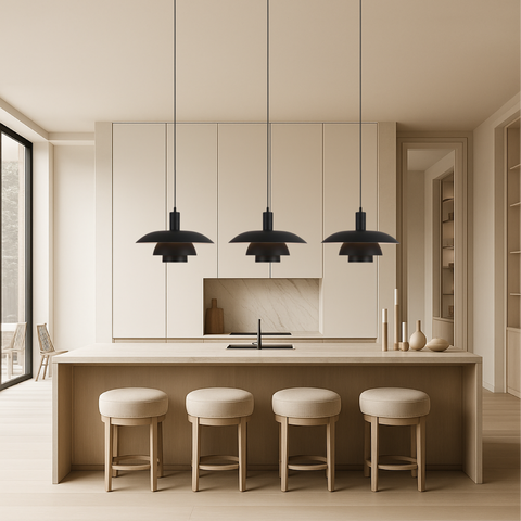 Danish Pendant Light – Scandinavian Minimalist Hanging Ceiling Lamp