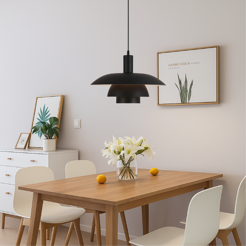 Danish Pendant Light – Scandinavian Minimalist Hanging Ceiling Lamp