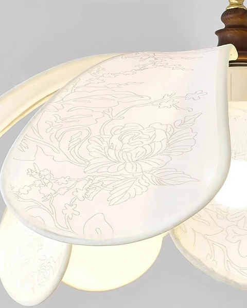 Floramira Pendant Light – Petal Layer Shade with Artistic Elegance