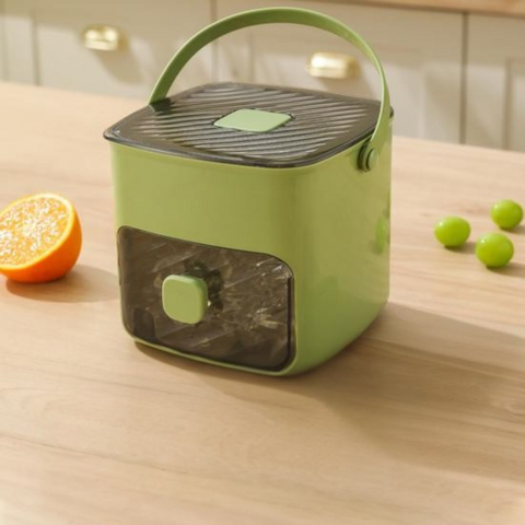 Ice Maker Tray with Built-In Storage Drawer