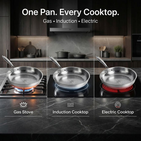 Pure Titanium Cookware Set – Professional Non-Stick Pots & Pans