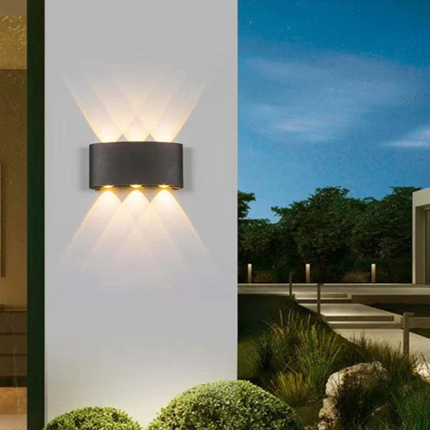 Modern LED Wall Light – Waterproof Indoor & Outdoor Facade & Garden Lamp