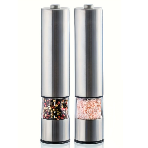 Electric Salt & Pepper Grinder Set
