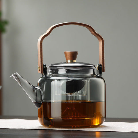 Glass Teapot with Infuser – Heat Resistant