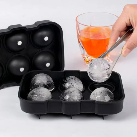 Sphere Ice Ball Mould – Slow-Melt Whisky & Cocktail Ice (6 or 8 Cavity)