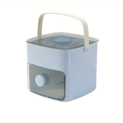 Ice Maker Tray with Built-In Storage Drawer