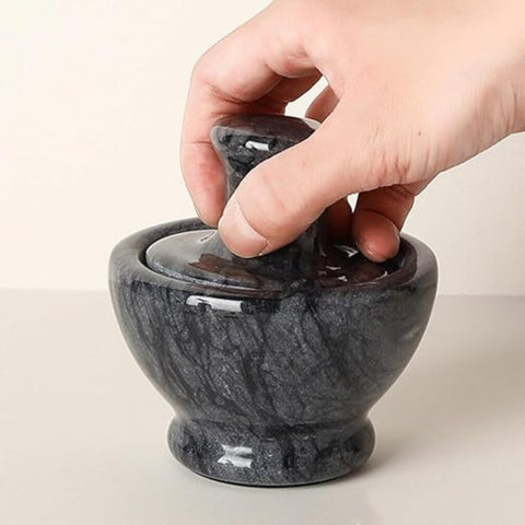 Marble Mortar & Pestle | Spice & Herb Grinder