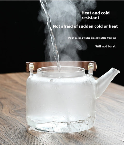 Glass Teapot with Infuser – Heat Resistant