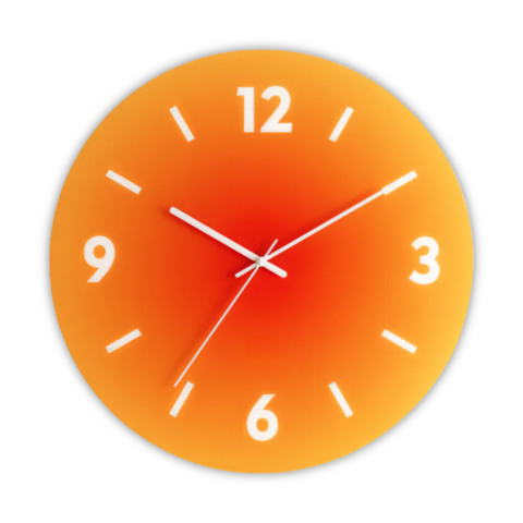 Glass Design Wall Clock – Modern Decorative Timepiece