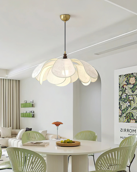 Floramira Pendant Light – Petal Layer Shade with Artistic Elegance