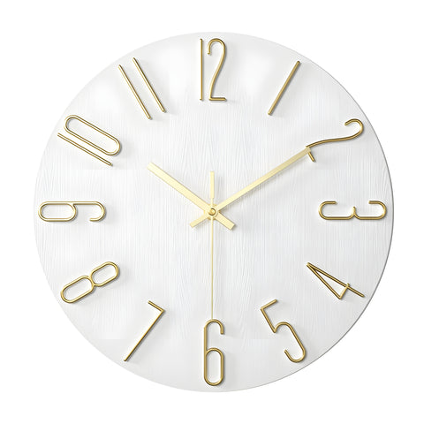 Modern Silent Quartz Wall Clock – Minimalist Home Decor