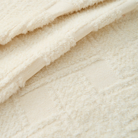 Chenille Sofa Cover – Soft Crosshatch Cozy Throw