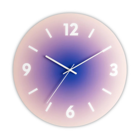 Glass Design Wall Clock – Modern Decorative Timepiece
