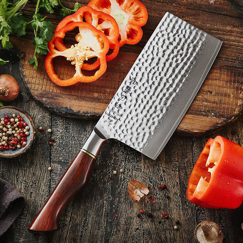 Master Series Slicing Knife – 73-Layer Powder Damascus Steel
