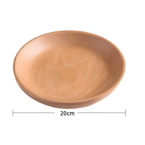 Handcrafted Walnut Wood Plate – Natural Wooden Serving Board