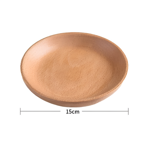Handcrafted Walnut Wood Plate – Natural Wooden Serving Board