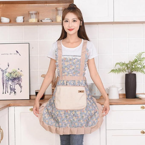 Floral Kitchen Apron