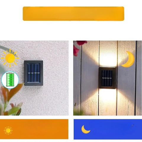 Solar Outdoor Wall Lamp | Energy Efficient Patio Light