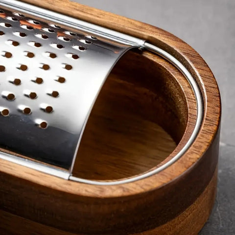 Wood Grip Cheese Grater