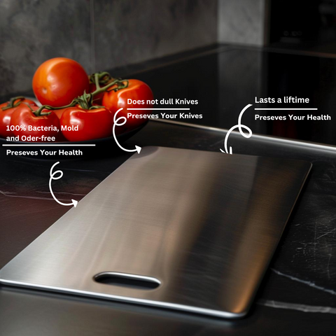 Steel Cutting Board – Non-Porous Surface