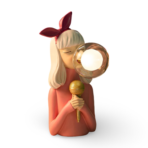 Decorative Girl Table Lamp – Bubble Bedside Night Light