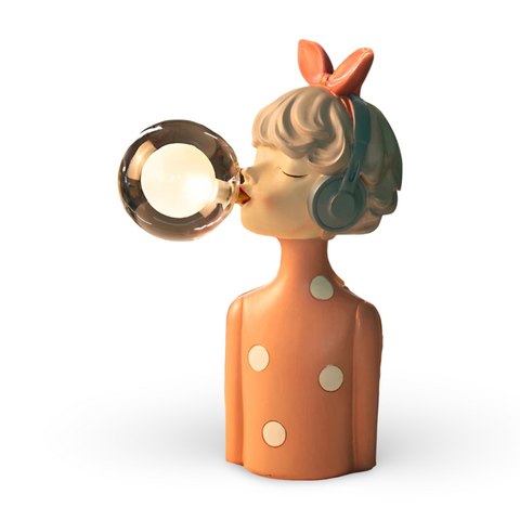 Decorative Girl Table Lamp – Bubble Bedside Night Light