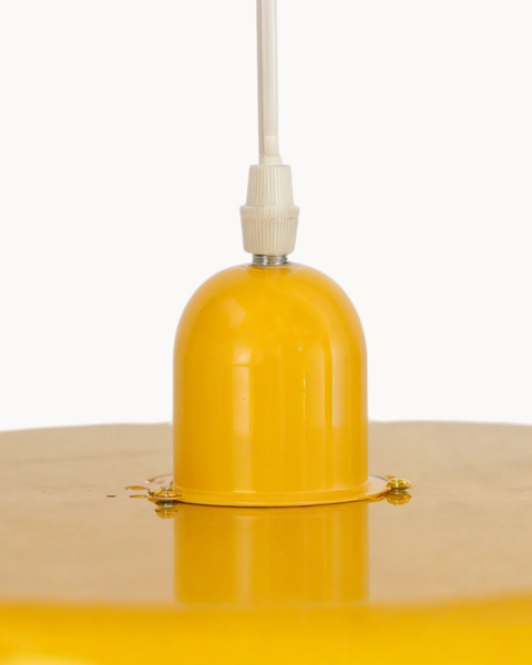 Cascadia Pendant Light – Retro Orange Style with a Modern Statement Twist