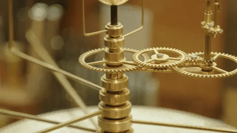Brass Solar System Orrery – Rotating Desktop Model Display
