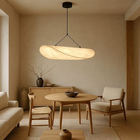 Japandi Pendant Light – Minimalist Nordic-Japanese Ceiling Lamp