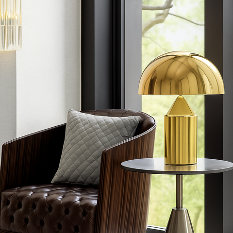 Sculptura Table Lamp – Modern Metal Design with Artistic Elegance