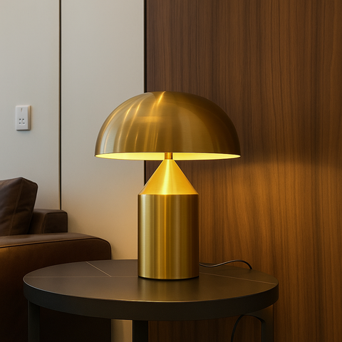 Sculptura Table Lamp – Modern Metal Design with Artistic Elegance