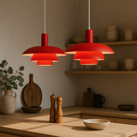 Danish Pendant Light – Scandinavian Minimalist Hanging Ceiling Lamp