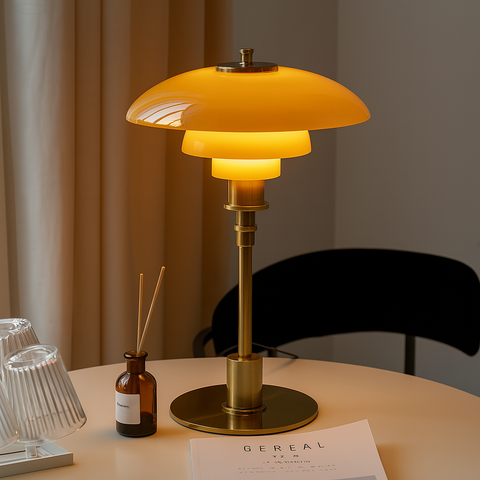 Danish Minimalist Table Lamp – Scandinavian Bedside Desk Light