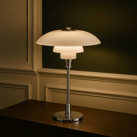 Danish Minimalist Table Lamp – Scandinavian Bedside Desk Light