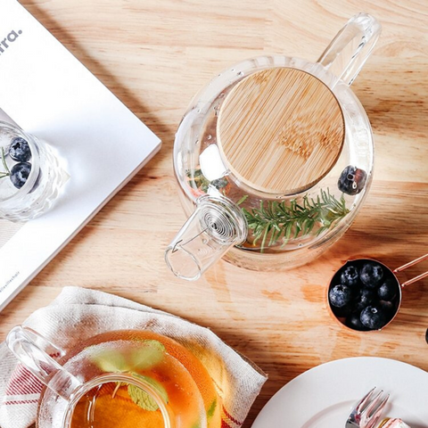 Chic Glass Teapot – Borosilicate Glass & Stovetop Compatible