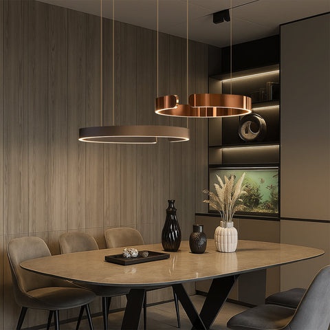 Ring Pendant Light – Modern Circular Ceiling Lamp