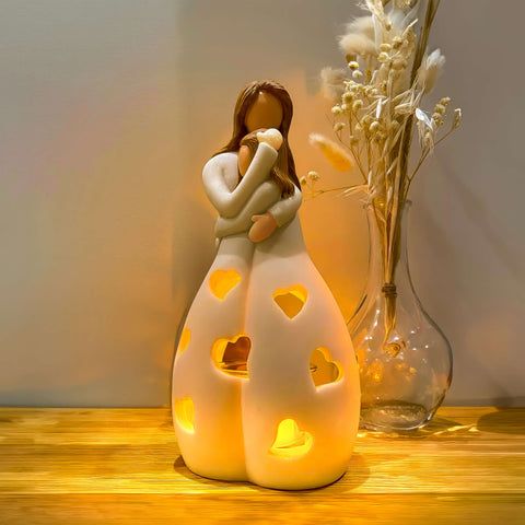 Romantic Figure Lamp | Heart Pattern Mood Light