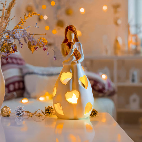 Romantic Figure Lamp | Heart Pattern Mood Light