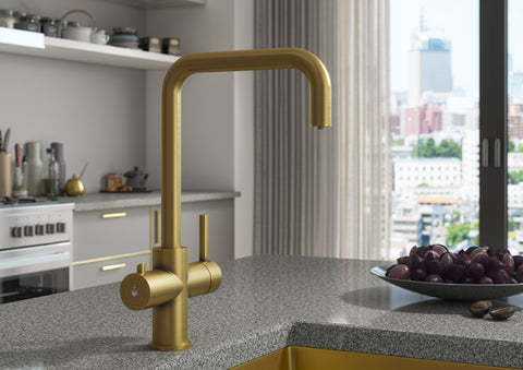 3-in-1 Instant Boiling Tap | Brushed Gold Finish