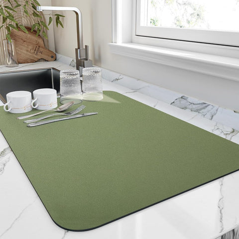 Absorbent Dish Drying Mat – Fast-Drying & Space-Saving