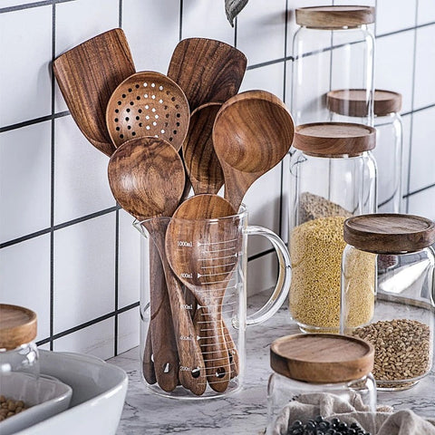 Wooden Kitchen Utensil Set