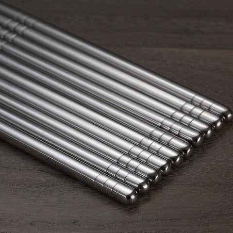 Stainless Steel Chopstick Set – Luxury Dining Utensils