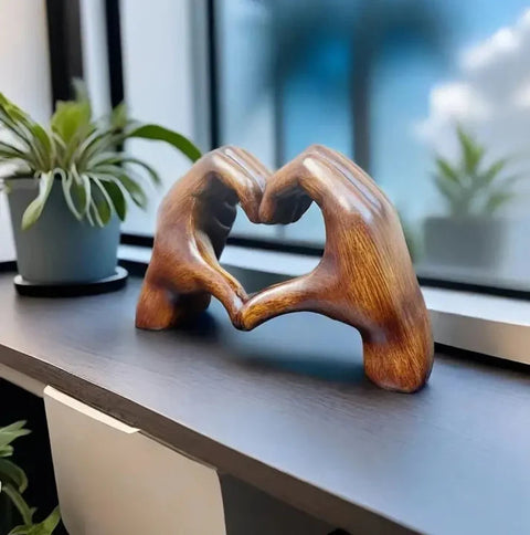 Heart Hands Ornament – Love Symbol Home Decor & Gift